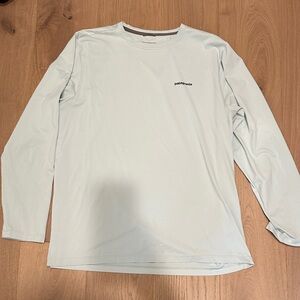 Patagonia Men's Sky Blue Long Sleeve Tee